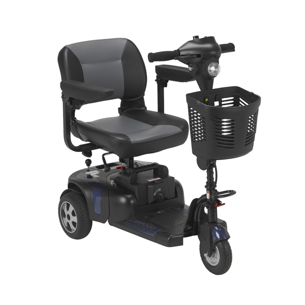 Phoenix HD 3-Wheel Scooter - 17.5 Inch Folding Seat - Click Image to Close